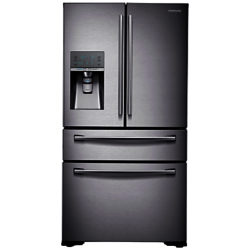Samsung RF24HSESBSR 4-Door Fridge Freezer, Stainless Steel